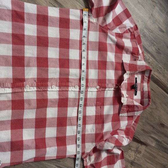 21 Men Shirt Plaid Long Sleeve Button Down - Picture 6 of 8